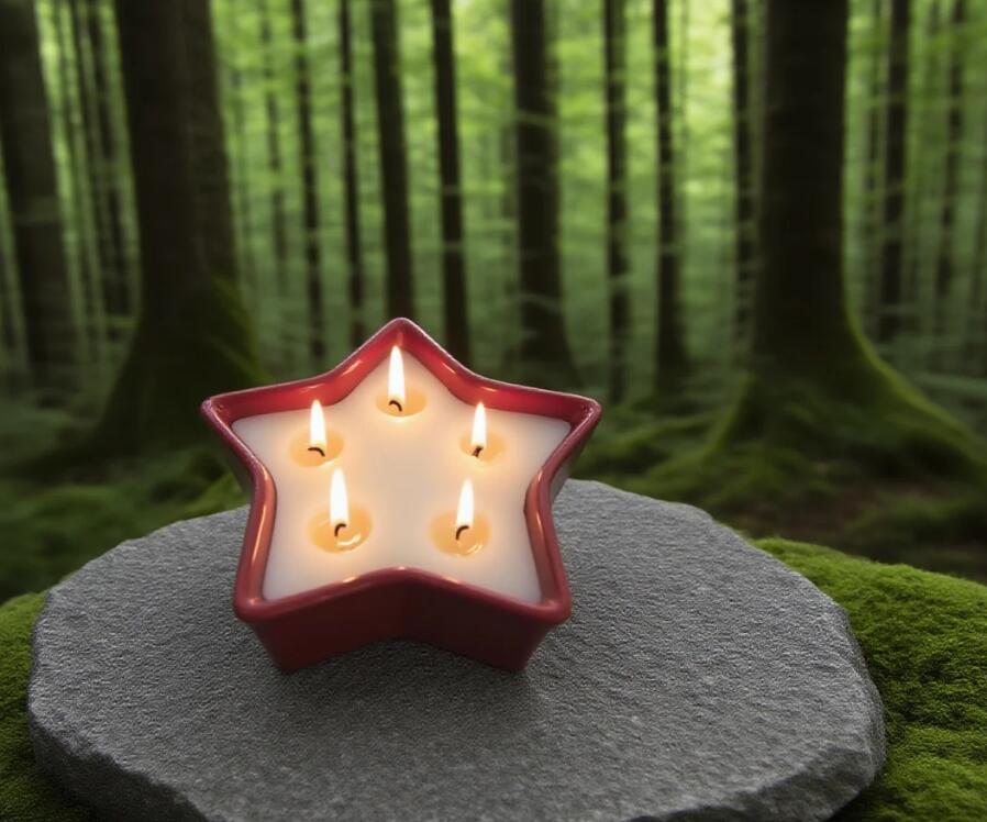 Ceramic Star Citronella Candle